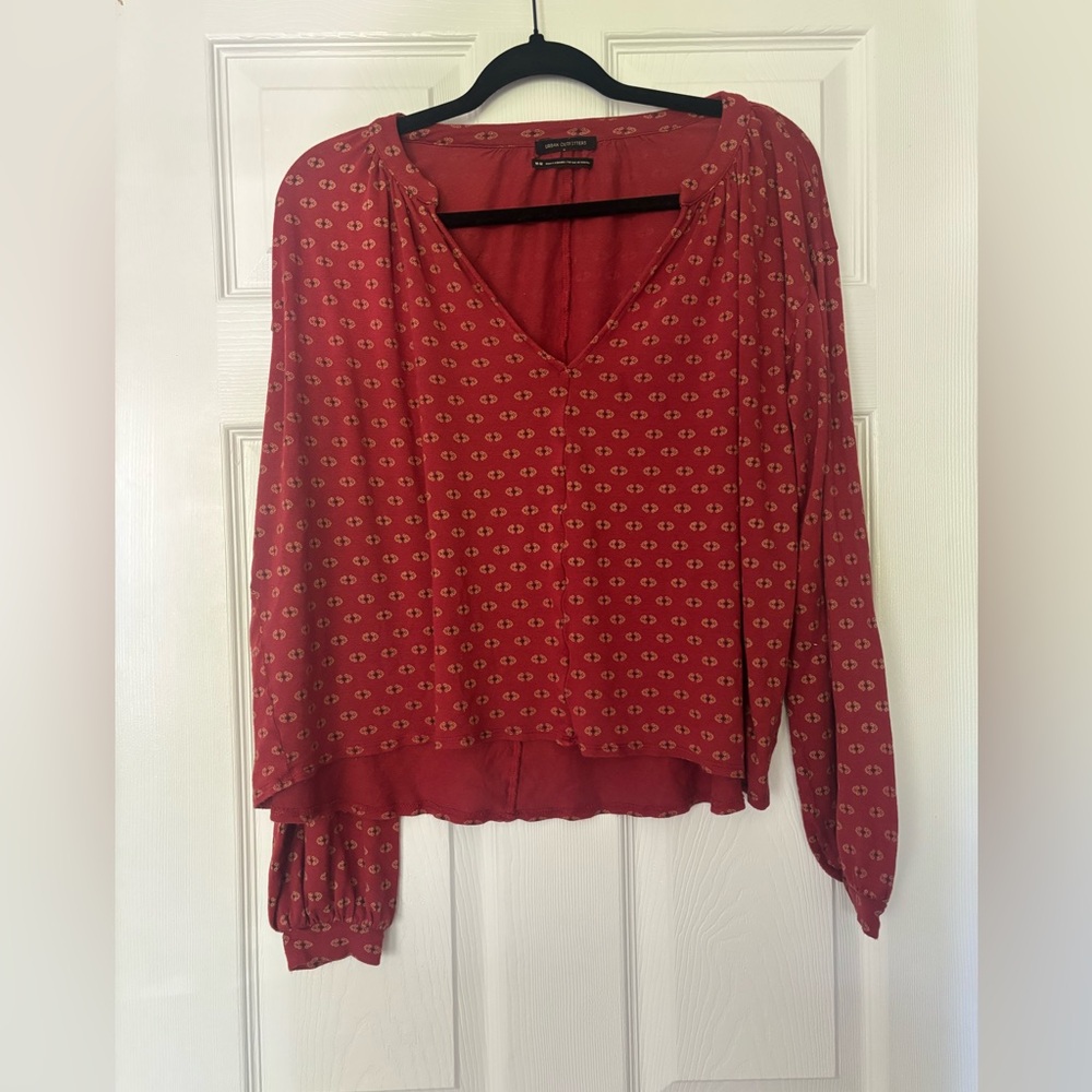 Urban Outfitters Long Sleeve Relaxed Blouse